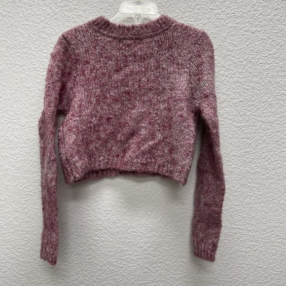 Gap Girls Pink Sweater Round Neck Acrylic Wool Pullover Jumper Size Small - Picture 2 of 4